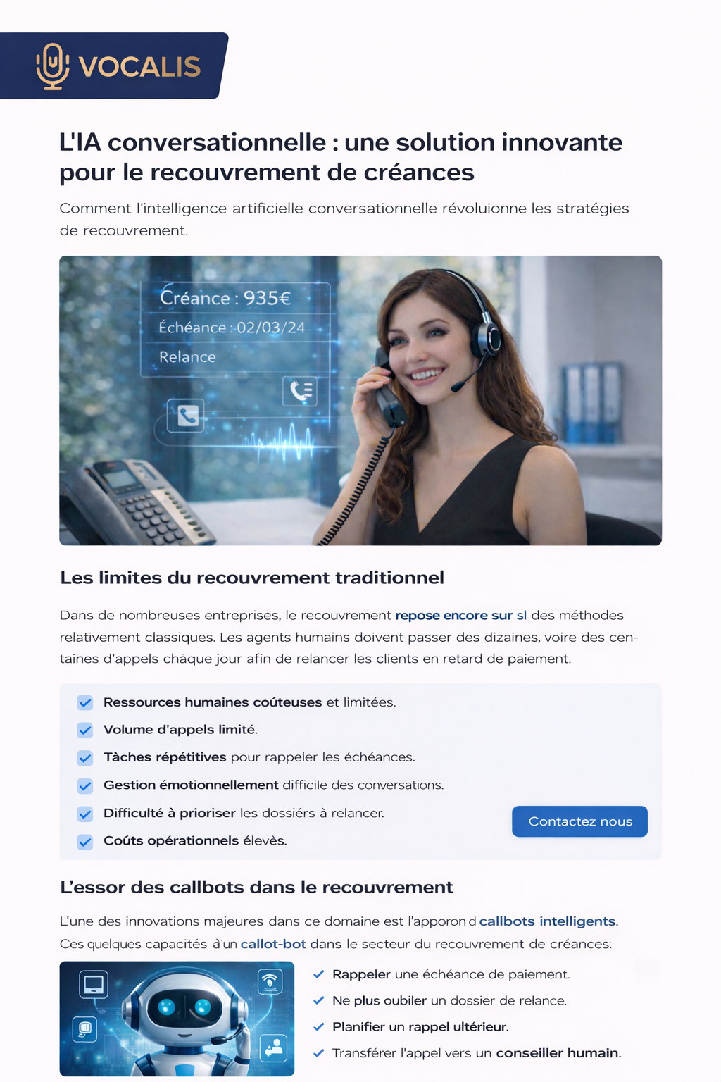 Recouvrement de créances avec l’IA : automatiser les relances