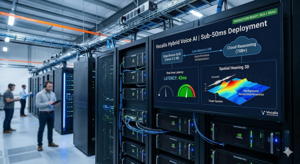 Hybrid Voice AI 2026 : Inférence Edge & Bare-Metal H100 Sub-50m