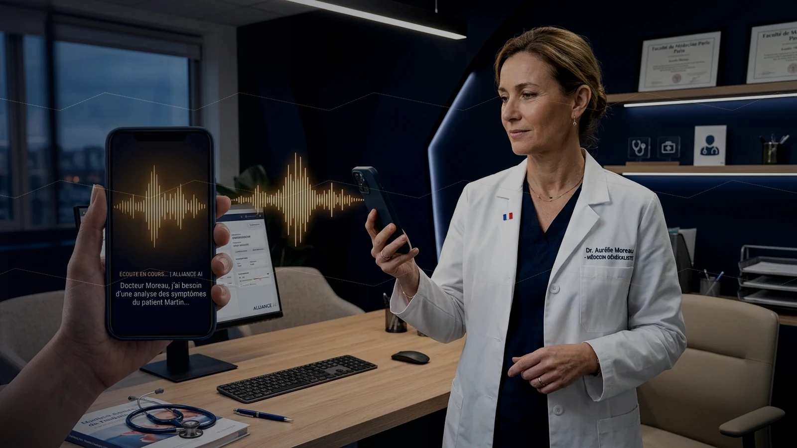 Agent vocal médecin : appels patients