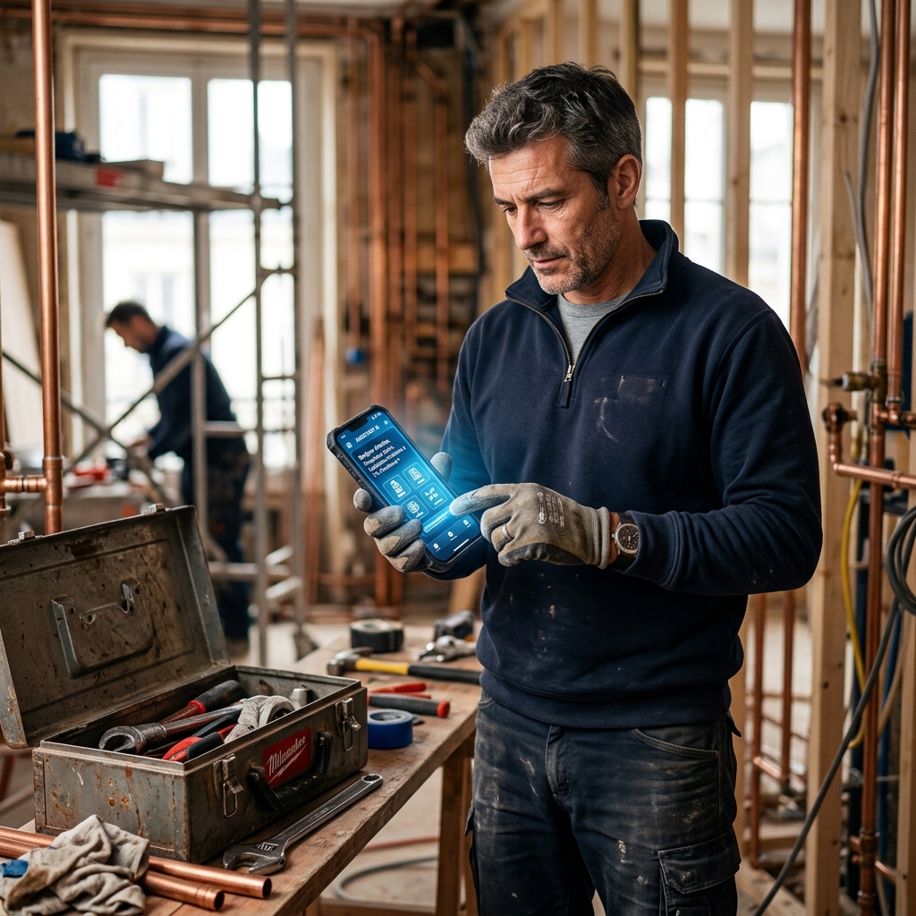 assistant téléphonique IA pour artisan plombier électricien — Vocalis