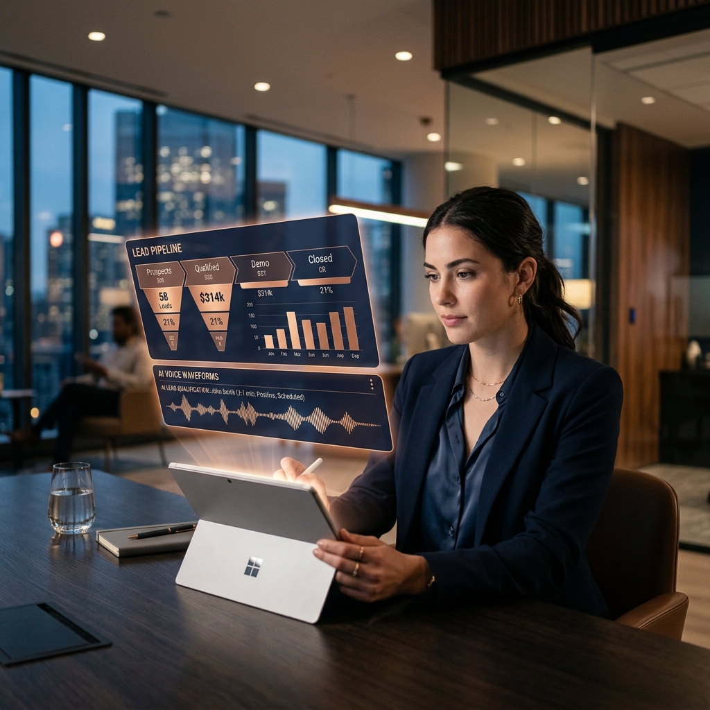 génération de leads B2B agent IA vocal 2026 — Vocalis