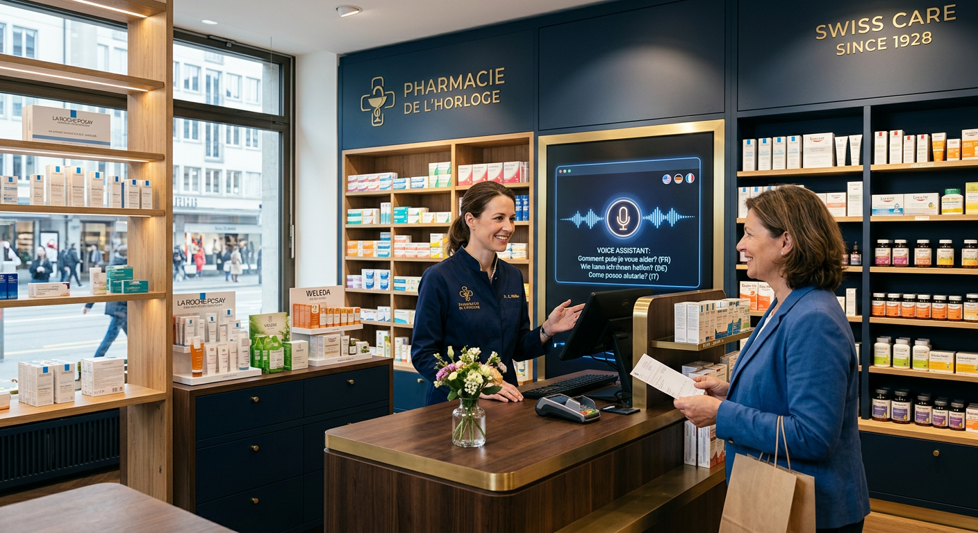 Agent Vocal Ia Pharmacie Suisse