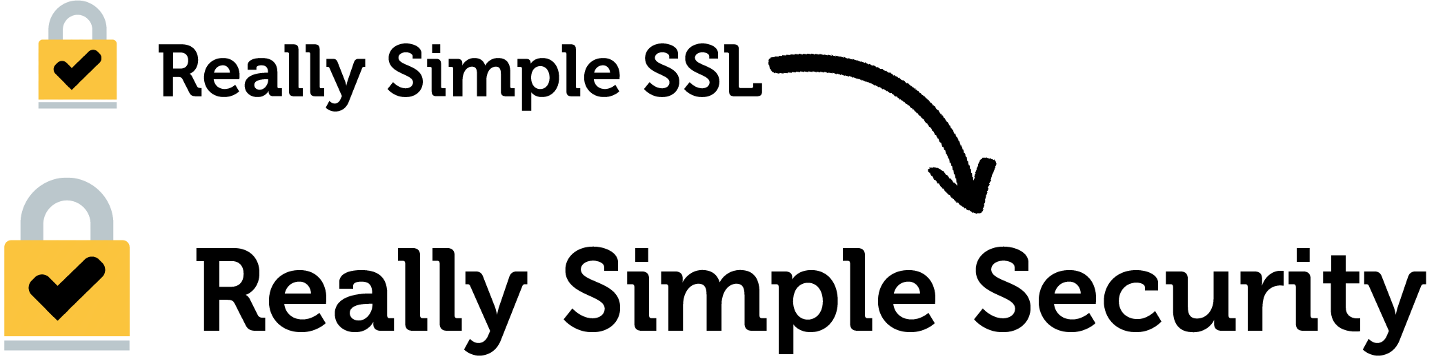 Really Simple SSL to Really Simple Security rebranding logo