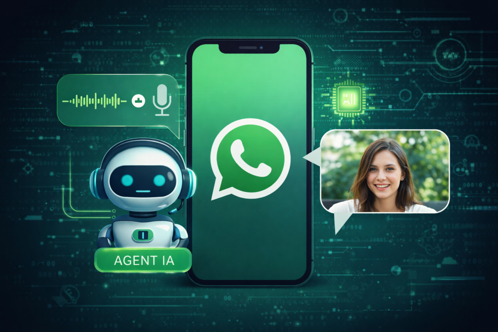 Agent IA WhatsApp avec analyse des messages vocaux et photos