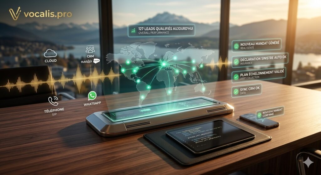 Comparatif technique IA vocale Vocalis.pro vs Limova.ai en Suisse, latence et performance.
